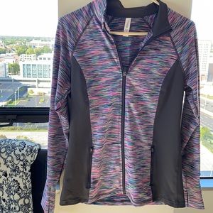 Full zip athletic sweatshirt